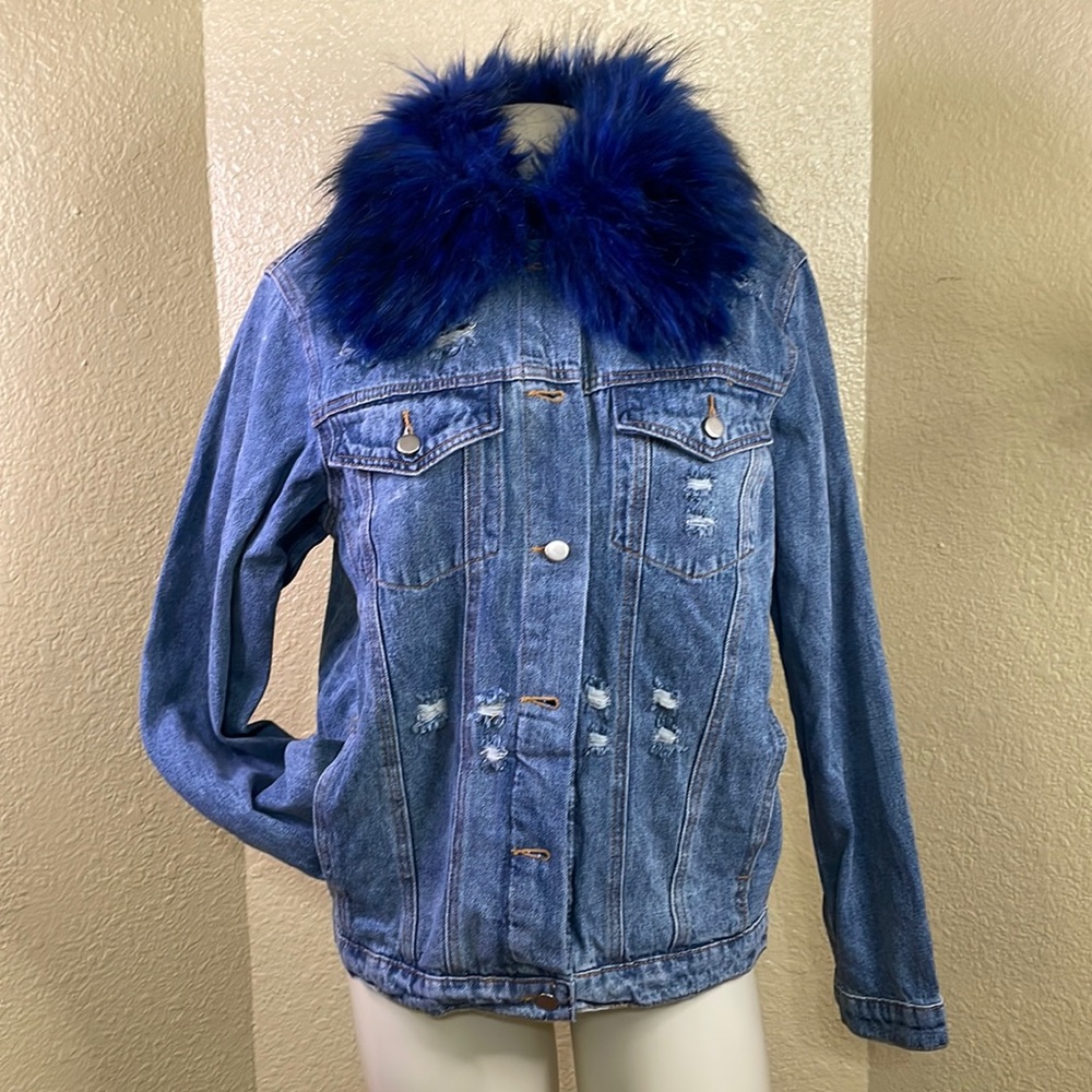 Denim Jacket Hyped unicorn - Picture 1 of 5